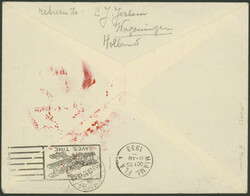 Chicagofahrt 1933, Friedrichshafen - Miami, Brief ab Budapest 12.10. ...