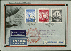 1. Nordamerikafahrt 1936, Brief ab Budapest 4.5. via Berlin 5.5. und ...