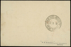 4. Südamerikafahrt 1932, R-Karte mit 10 L. Papst Pius in EF als ...