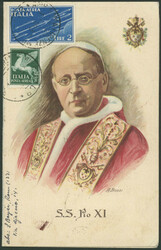 Chicagofahrt 1933, Friedrichshafen - Recife, illustrierte R-Faltkarte ...