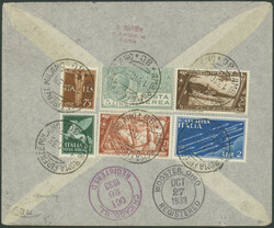 Chicagofahrt 1933, Friedrichshafen - Chicago, R-Brief ab Citta del ...