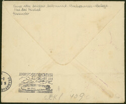 1. Nordamerikafahrt 1936, Rückfahrt, Brief ab Nassau 8.5. via New ...