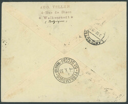 8. Südamerikafahrt 1933, R-Brief ab Kabul 30.8. mit 4,50 Afgh. in ...