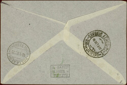 6. Südamerikafahrt 1932, Brief ab Bengasi 8.9. nach Rio mit bunter ...