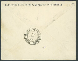 8. Südamerikafahrt 1933, Brief ab Bengasi 19.9. mit u.a. 2 und 5 L ...