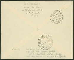 8. Südamerikafahrt 1933, R-Brief Saigon 15.9. nach Pernambuco mit 4 ...