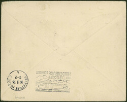 1. Nordamerikafahrt 1936, Rückfahrt, Jamaica Post, Brief ab Kingston ...