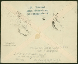 8. Südamerikafahrt 1933, R-Brief ab Yaoundé 30.8.33 via ...