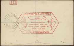 TANGER, Chicagofahrt 1933, Etappe Berlin - Recife, R- Brief ab ...