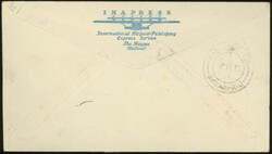 2. Südamerikafahrt 1933, R-Brief ab Casablanca 29.5. mit 10 Fr. ...