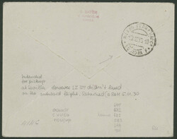 Chicagofahrt 1933, Friedrichshafen - Recife, R-Brief ab Mogadiscio 27 ...