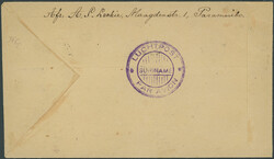 Islandfahrt 1931, Brief ab Paramaribo 30.5. mit sieben Werten ...