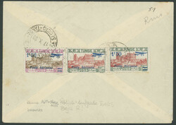 Chicagofahrt 1933, Friedrichshafen - Recife, beidseitig frankierter ...