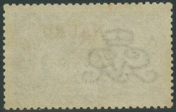 10 Sh, perfectly centered luxury piece, color deep bright blue, ...