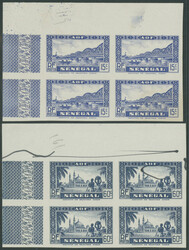 1935, buildings, denominations of 15 C, 60 C, 70 C, 1.40 F, and 1.60 ...