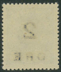 2 Ø auf 5 Ø Aushilfsausgabe 1. Weltkrieg, perfekt erhaltene Marke, ...