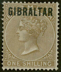 1 Shilling, ungebrauchte Erhaltung mit kleiner Falzspur, selten, ...