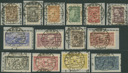 Kompletter Satz Zwischenolympiade auf Briefstück, jeder Wert ...