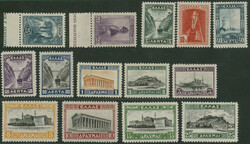 Kompletter Satz Freimarken, posfrisch, absolut zentrierter ...