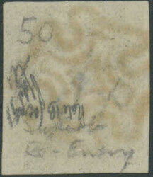 1 Penny, schwarz, SGNr. 2 bb "black, Re-Entry", Platte 1 b, ...