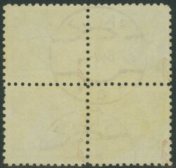 7½ Rappen mit seltener weiter Zähnung 9½ gleich im Viererblock, ...