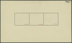 Roosevelt-Block mit schwarzem "Groszy"-Aufdruck, die rechte Marke mit ...