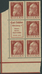 Luitpold 1911/12, Kombination mit Reklamefeld "Carl Schlier" aus dem ...