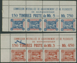 5 Pfennig bis 5 Mark Abstimmungssymbol, erste Mailänder Ausgabe, ...