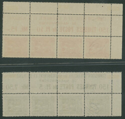 5 Pfennig bis 5 Mark Abstimmungssymbol, erste Mailänder Ausgabe, ...