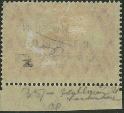 1 Mark Versuchsdruck März 1920 Aufdruck Mediävalschrift ...