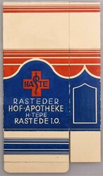 APOTHEKER-Vignetten, zwei Steckalben mit Muster-Etiketten zu ...