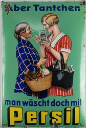 WERBESCHILDER aus Metall, antik und neu, dabei ALVA Zigaretten, der ...