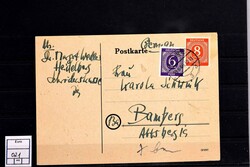 1946, ca. 20 Belege, darunter einige Einschreiben, Eilzustellung ...