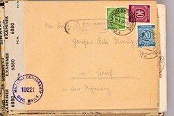 1947-1948, Belegeposten mit Frankaturen der Stephan-Ausgabe insgesamt ...