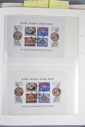 1949-1990, teils doppelt und mit Belegen aufgelockert in 5 großen ...