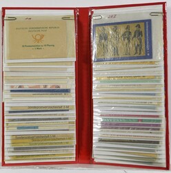 1971-1990, über 50 Stück in einer Mappe sauber zusammengetragen, ...