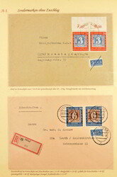 1949-1955, hochwertige Ausstellungssammlung von ca 240 Briefen nur ...