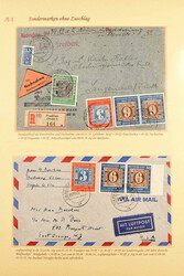 1949-1955, hochwertige Ausstellungssammlung von ca 240 Briefen nur ...