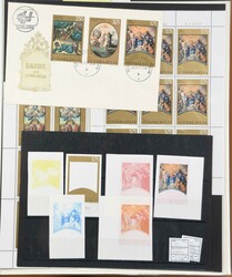 MADONNEN auf Briefmarken einzelner Staaten Westeuropas, darunter ...