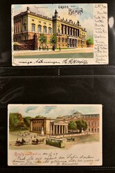 BERLIN 1900-1935 ca., Sammlung mit über 150 farbigen und s/w ...