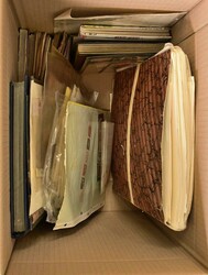 1900-1960, bunte Mischung Briefmarken, Ganzsachen, Markenheftchen, ...