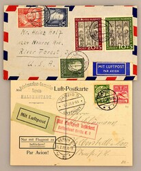 1915-1955, vielseitige Partie von 100 Belegen mit vielen deutschen ...