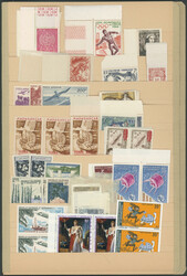 1950-1990 (ca.), kleiner aber feiner Bestand frz. Kolonien auf ...