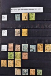 1850-1960, gebrauchte und ungebrauchte Sammlung mit vielen ...