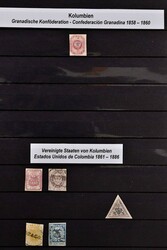 1843-1950, meist gestempelte und wenig ungebrauchte Sammlung von ...