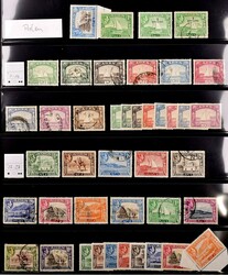 BAHRAIN, KUWAIT, OMAN, PALÄSTINA, Britische Militärpost in ERITREA, ...