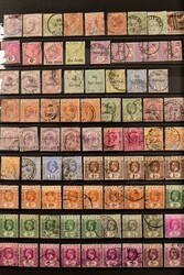 CEYLON / SRI LANKA, 1890-1990 ca., überweigend gestempelt und ...