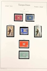 1963-1987 ca., postfrisch in Vordruckalbum, die Hauptausgaben aus den ...
