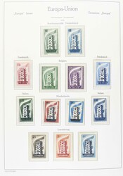 1956-1973, postfrische Sammlung, bis 1965 komplett, ab 1966 mit ...