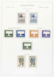 1956-1973, postfrische Sammlung, bis 1965 komplett, ab 1966 mit ...